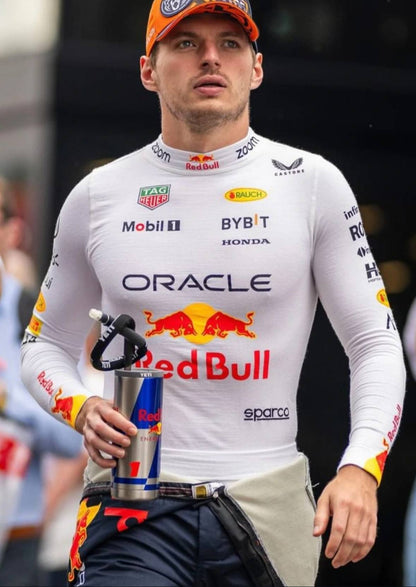 Лонгслів Red Bull white F1