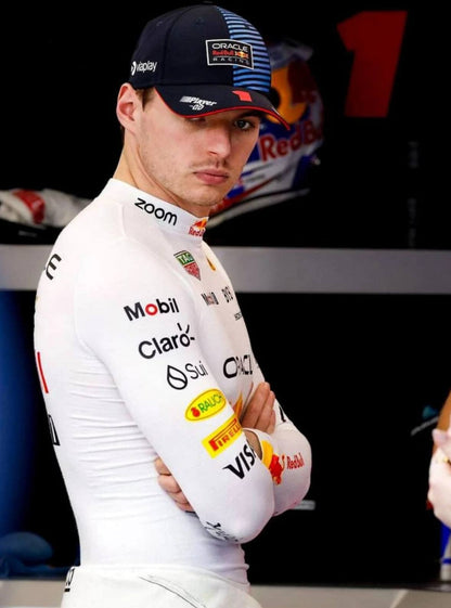 Лонгслів Red Bull white F1