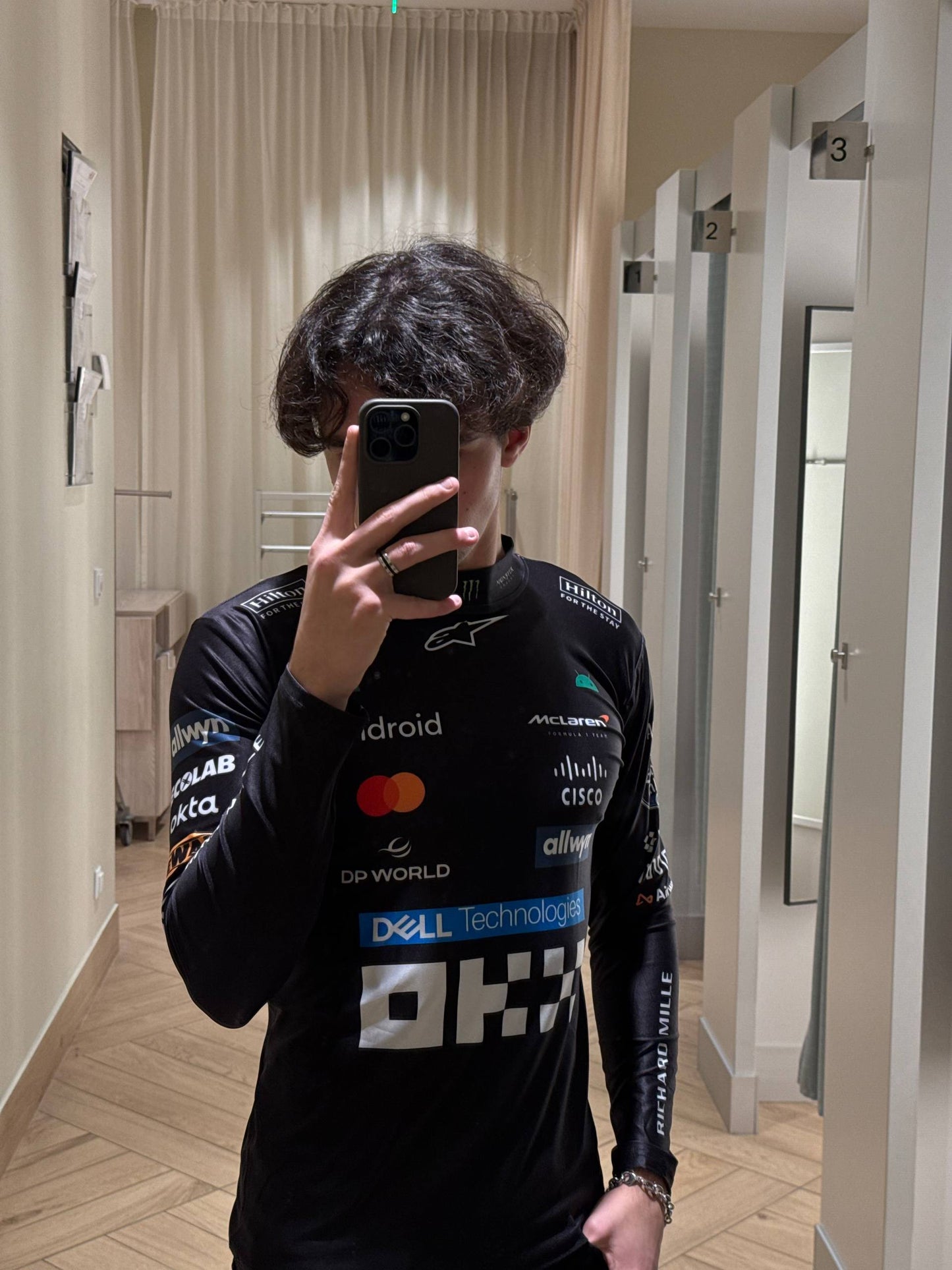 Лонгслів "McLaren black" F1