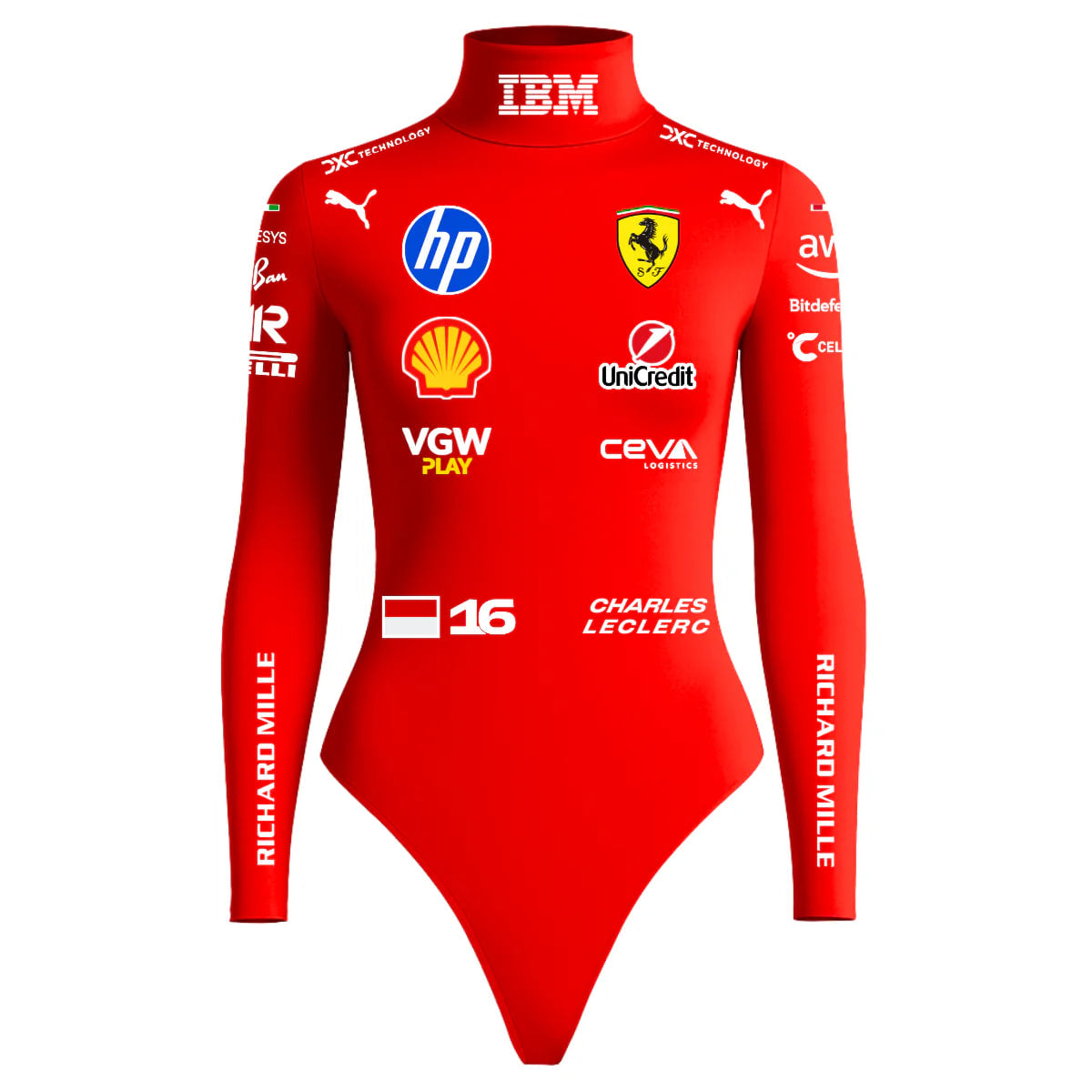 Боді Ferrari red "16" LEC
