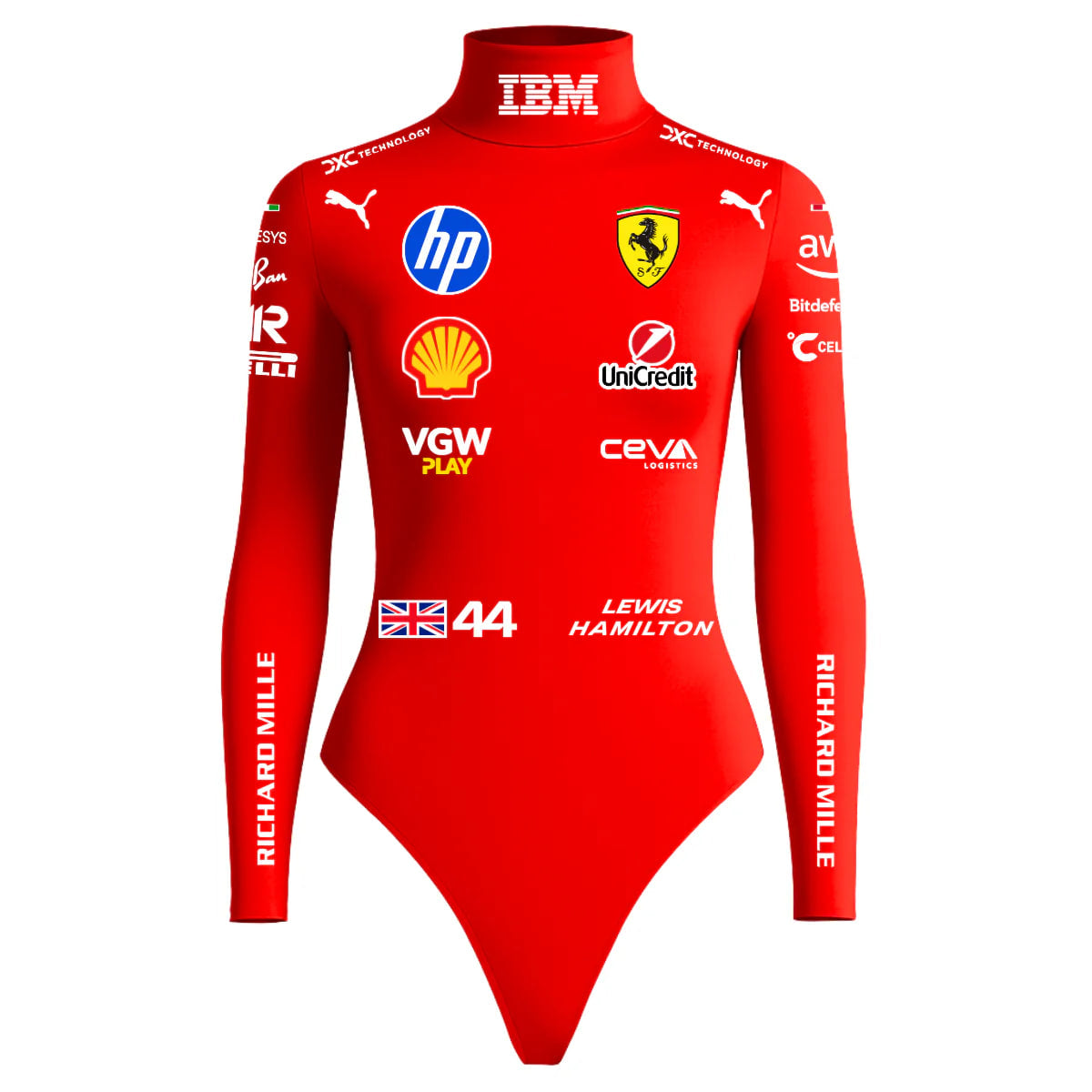 Боді Ferrari red "44" HAM