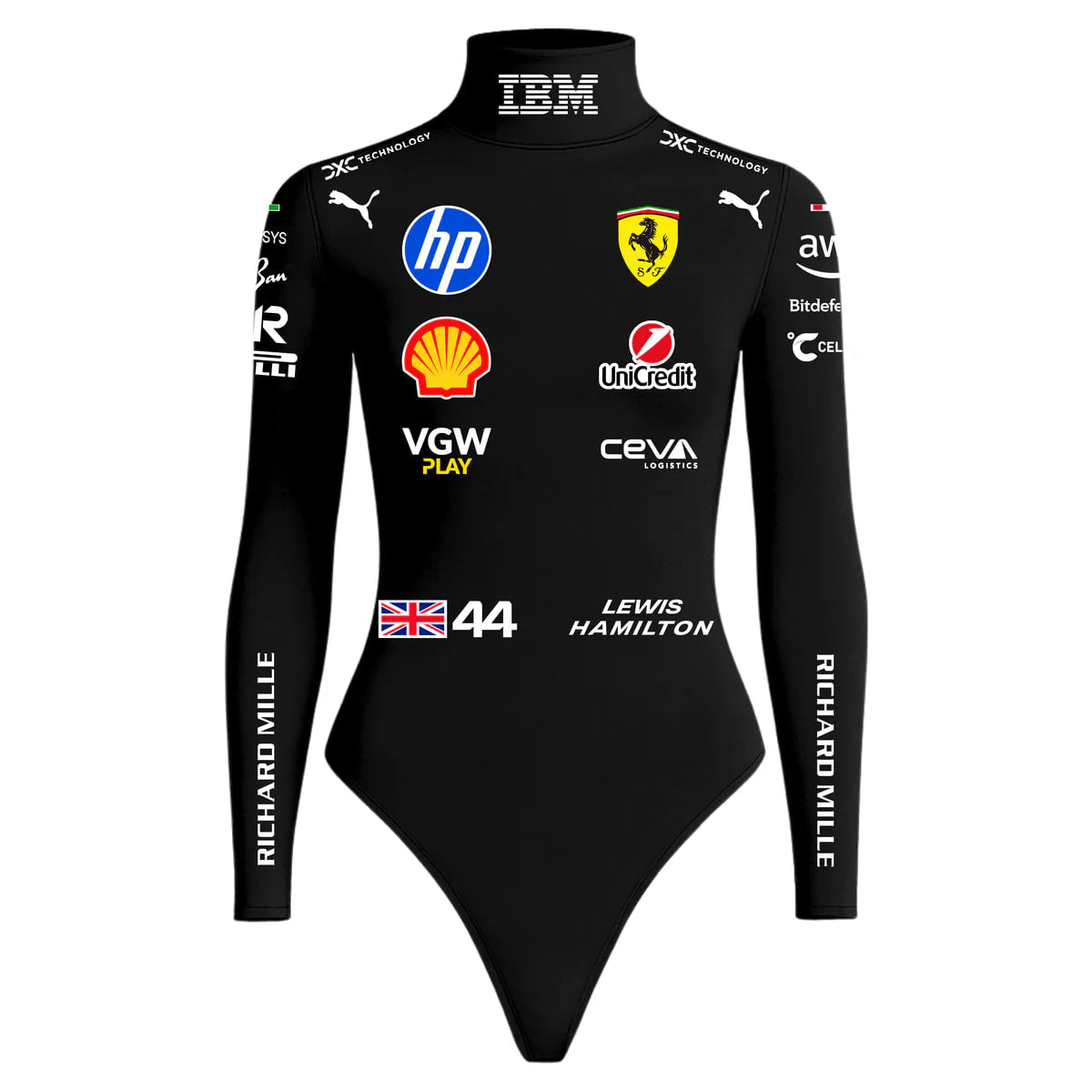 Боді Ferrari black "44" HAM
