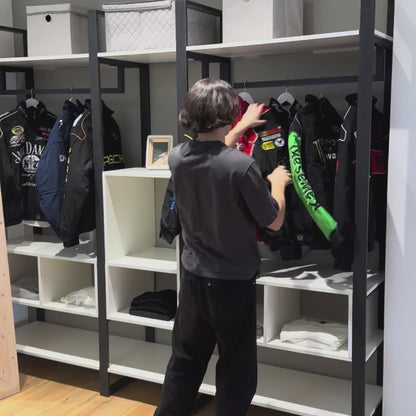 Бомбер "Ferrari" red F1 vintage