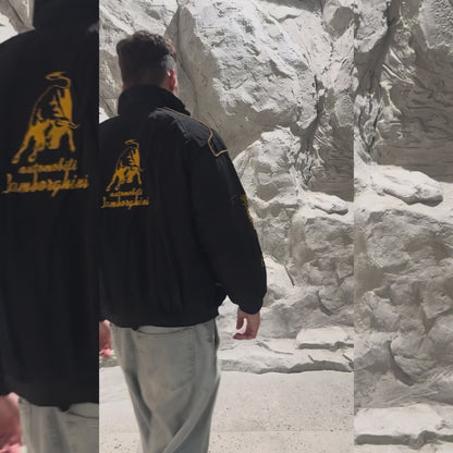 Бомбер "Lamborghini racing" vintage