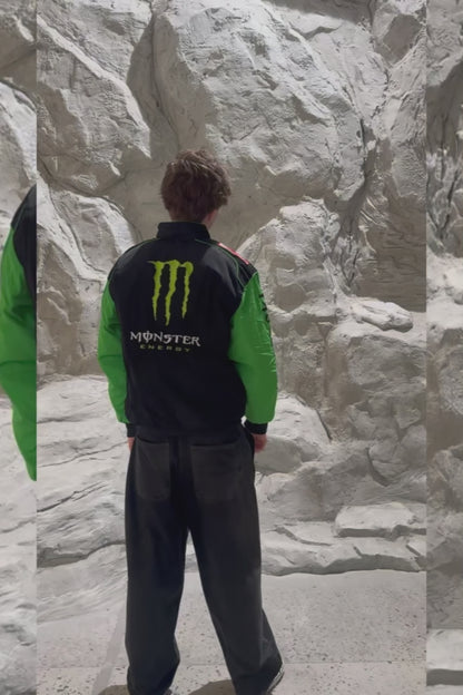 Бомбер "Kawasaki racing" vintage